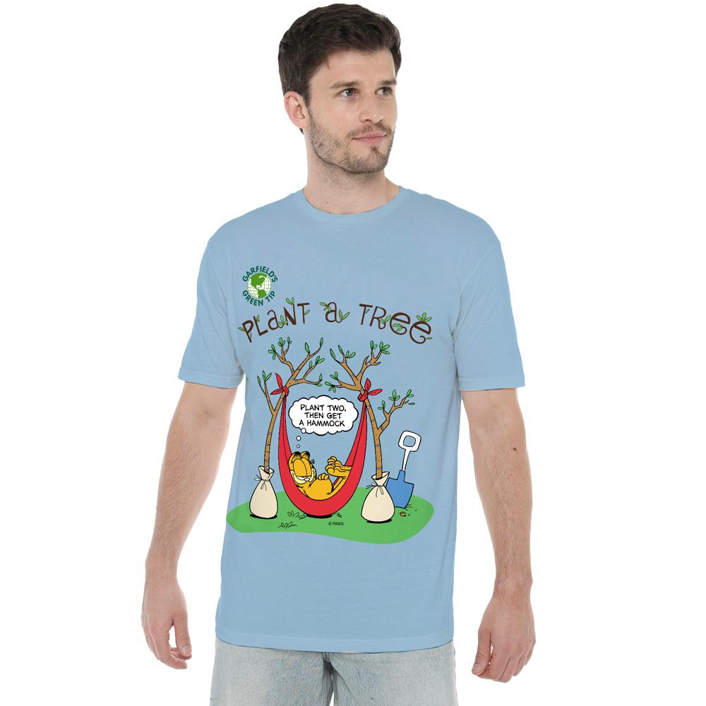Garfield Mens Plant A Tree T-Shirt
