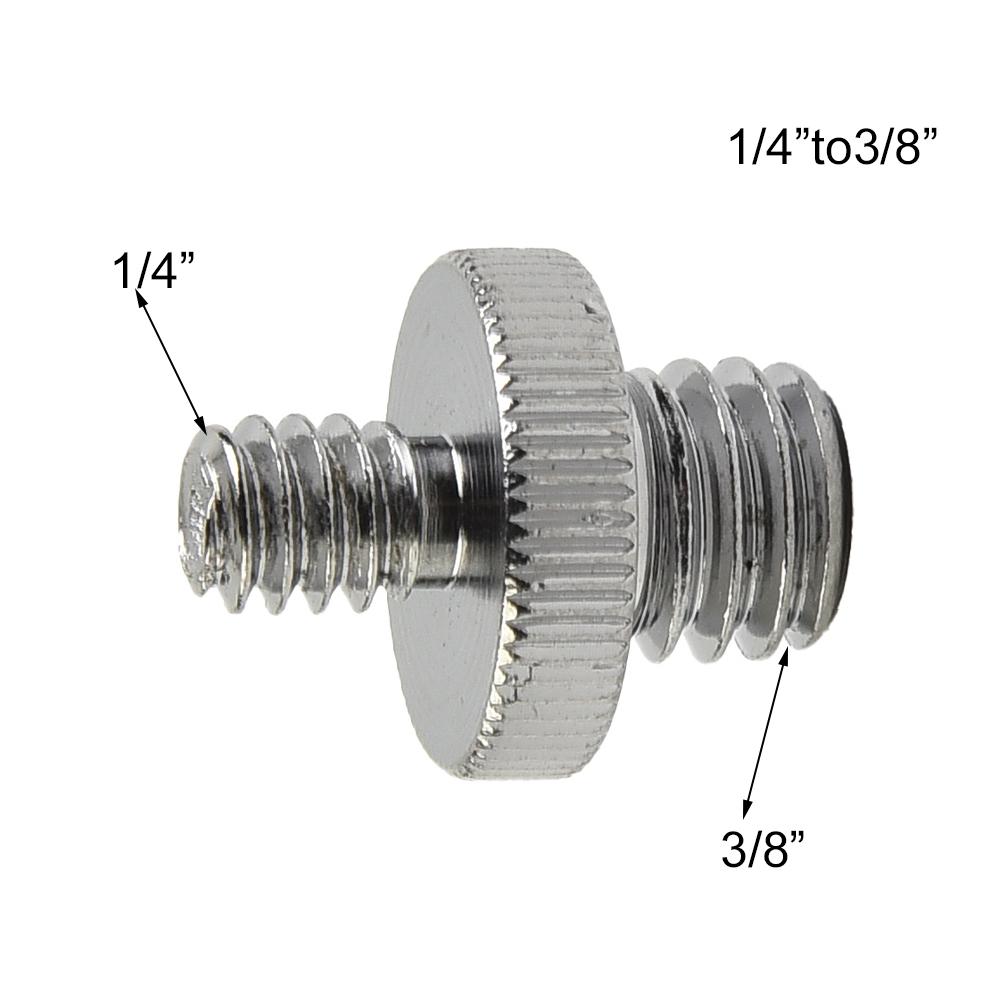 

Винтовой адаптер 1/4inch до 3/8inch 19 мм длина алюминиевого сплава