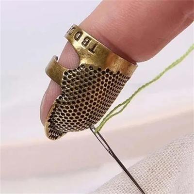 1pc Finger Protector Thimble Adjustable Fingertip Thimble For Sewing Embroide Stationery Cards And Envelopes