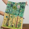 4pcs Quick Dry Pastoral Style Hand Towel 4 Layer Cotton Gauze Tea Towel Kitchen Towel  Bathroom