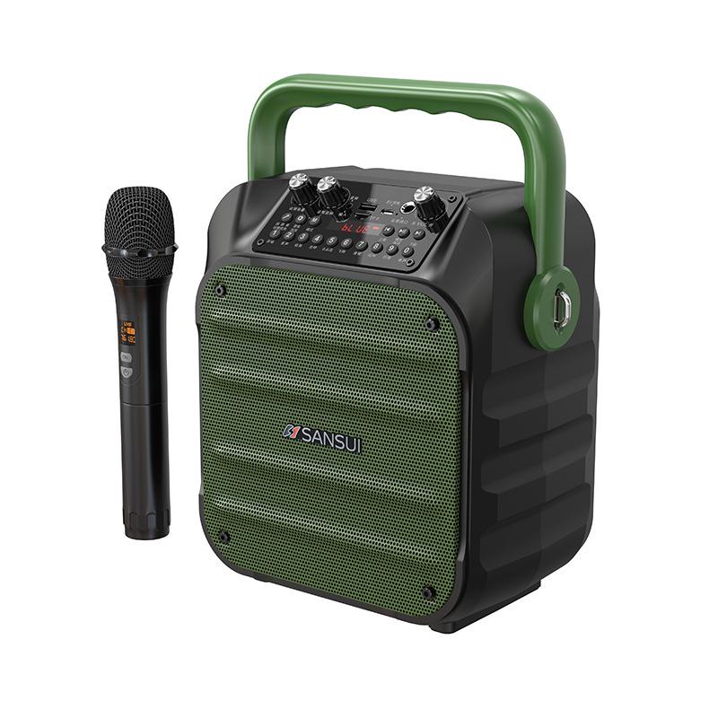 Boxă Bluetooth Portabilă Shanshui U11 - Wireless, pentru Exterior, Mini, cu Bass Îmbunătățit, Ideală pentru Dans în Piață și Karaoke.