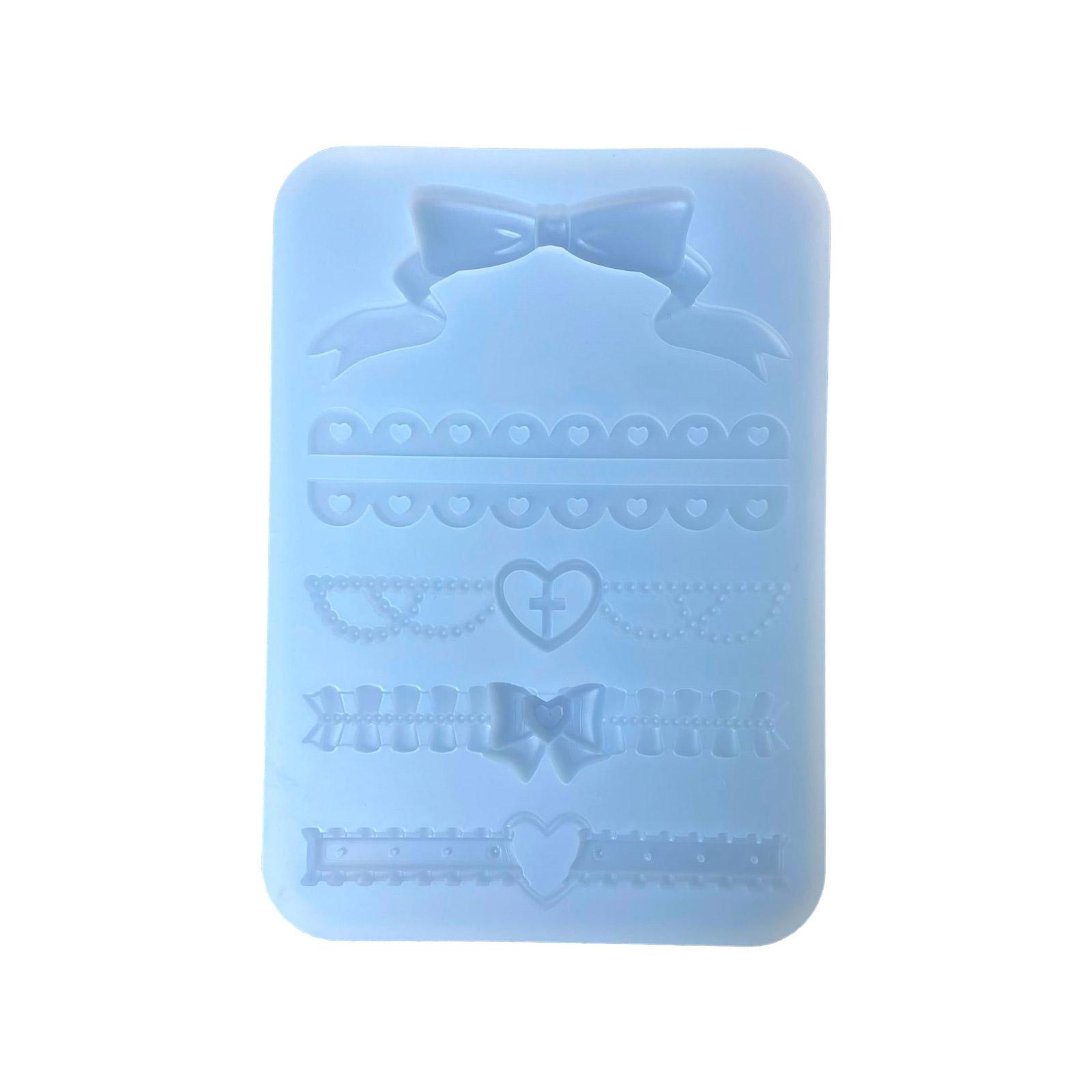 

Reusable Flexible Silicone Bowknot Lace Mold Perfect For Resin Art Home Decoration Hair Accessories Creation 1