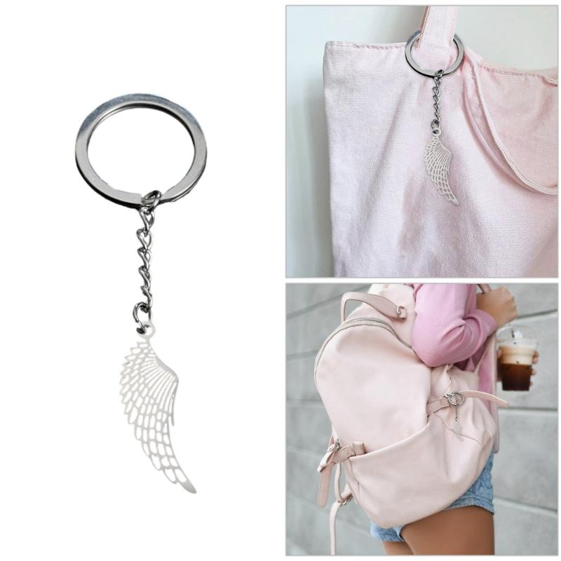 Unique Animal Pendant Keychain Stainless Steel Jewelry Gift Ornament For Women Best Friend Souvenir Birthday