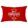 Christmas Simple Print Series Peach Skin Waist Pillowcase Home Sofa Pillowcase Office Pillowcase