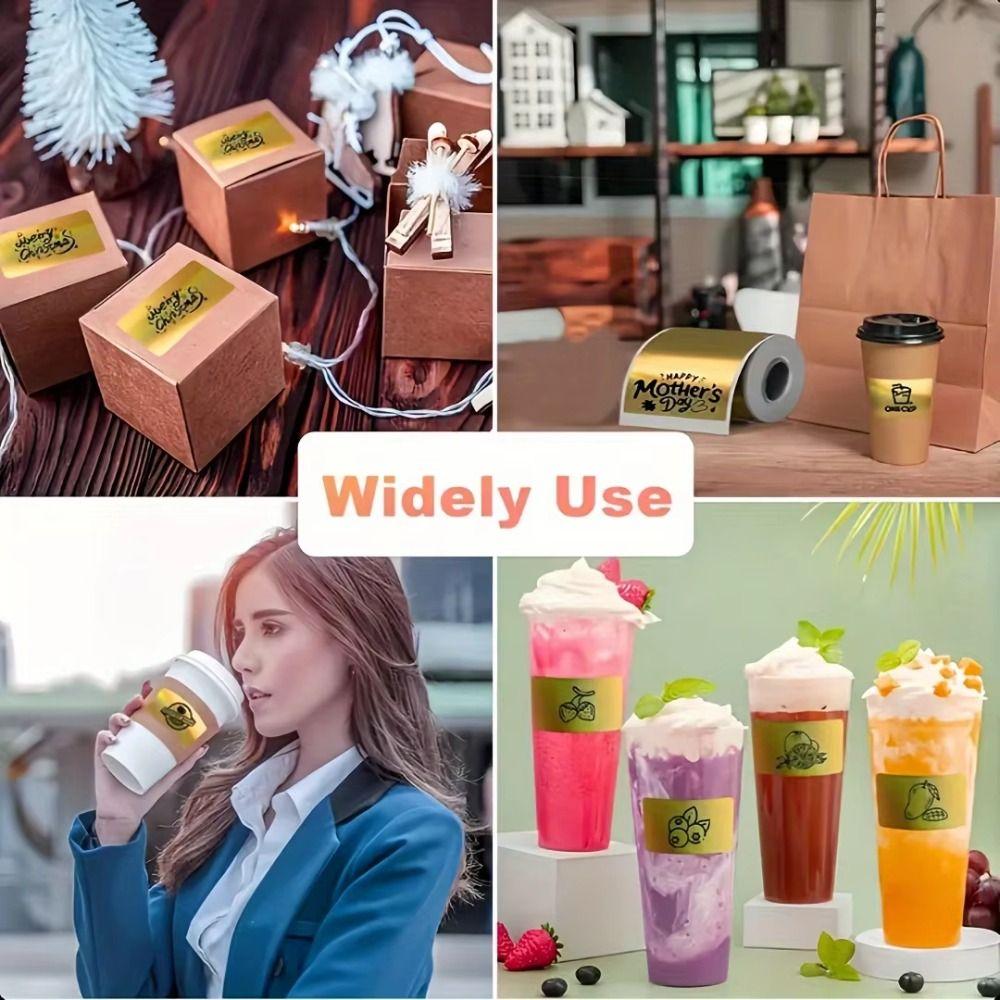 HD barevné termopapíry Lesklé samolepicí štítky Přenosný tisk