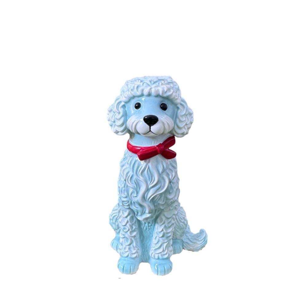 

Whimsical Resin Dog Vase Handcrafted Flower Holder Flower Arrangement Flower Vessel Office синій