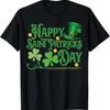 St Patricks Shamrock Happy Saint Patricks Day Unisex Dad Kids TShirt