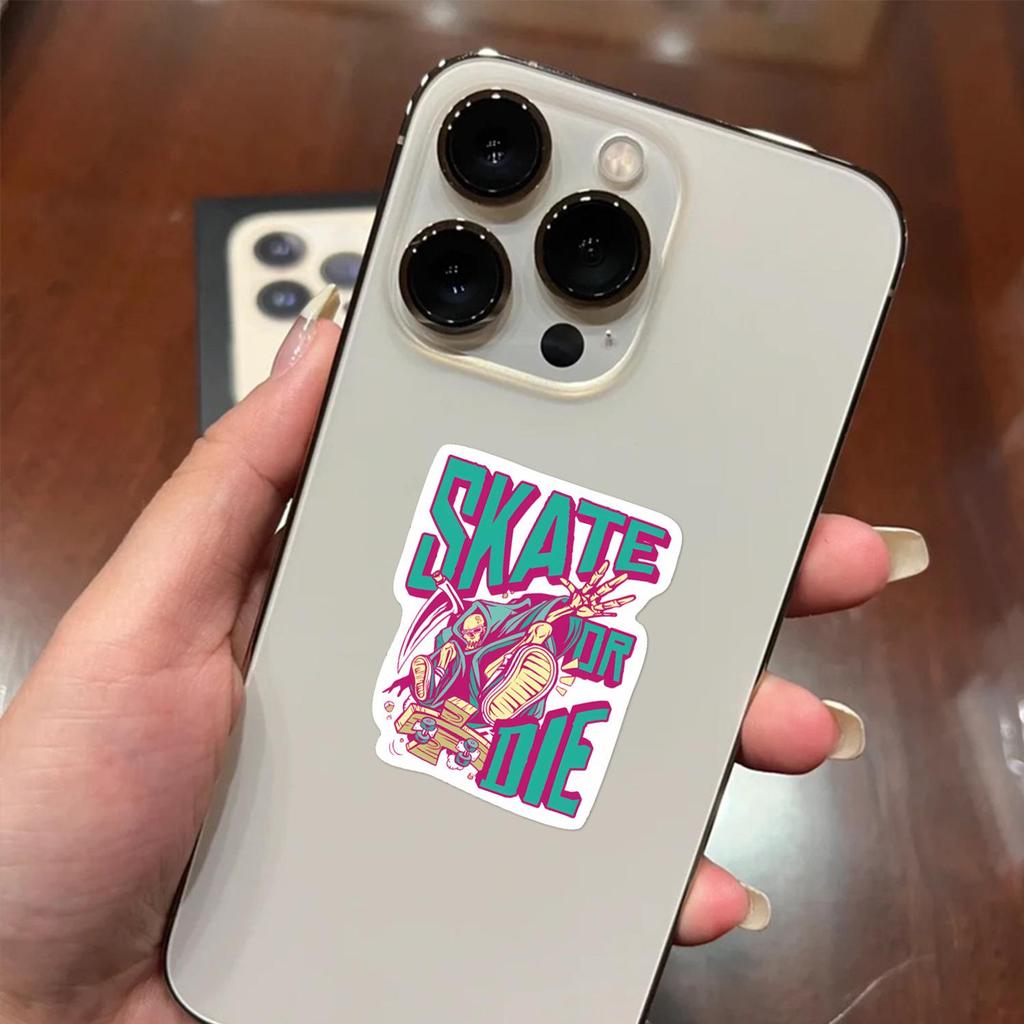 55-Piece Skateboard Graffiti Stickers Set for DIY, Notebooks, Luggage, and Decoration