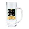 Sunart BEER A Fun and Unique Beer Mug A Perfect Gift for Beer and Made In SAN4268 "UMAUMA Glass" - (approx. 330ml). Lovers, Men, Women, Fathers,