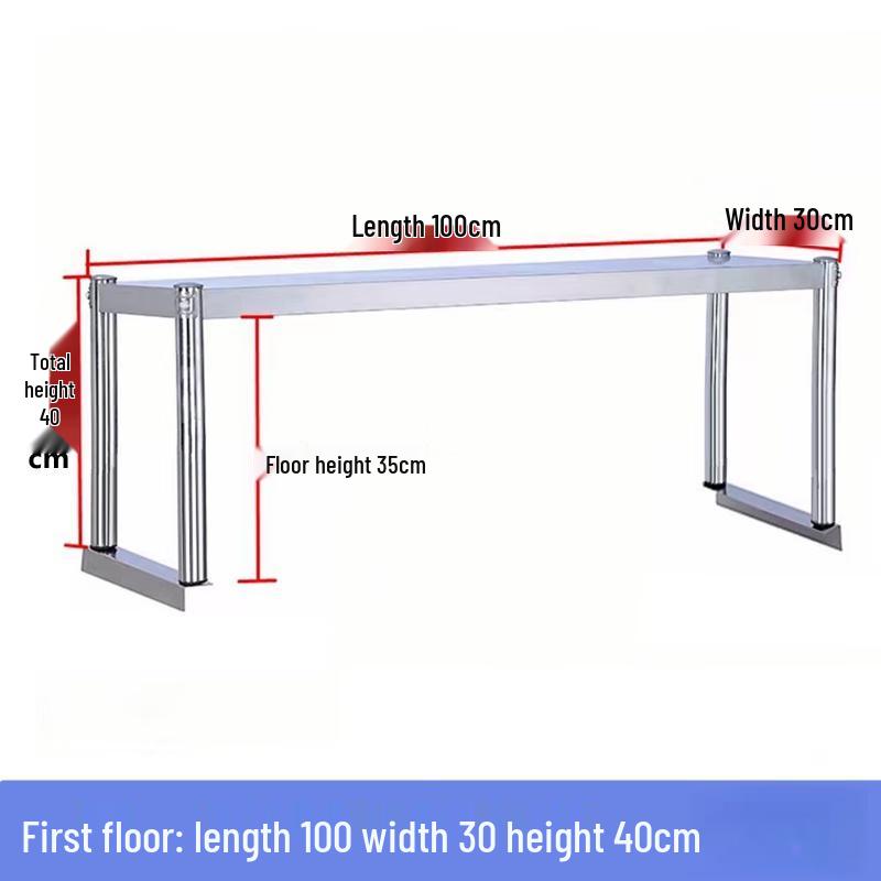 

Stainless Steel Wall-Mounted Kitchen Shelf