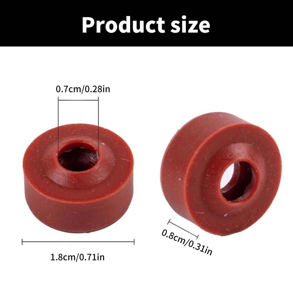 2PCS Bread Machine Seal Rings Oil Seals High Temperature Resistant Plastic Texture Suitable for Home and Commercial Use