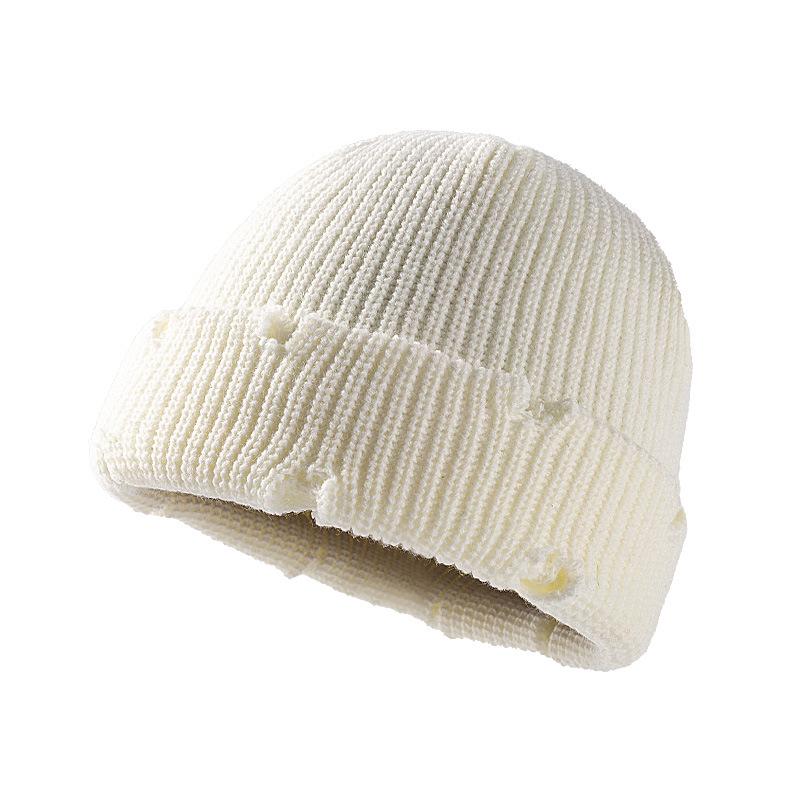 1pcs Autumn and Winter Knitted Hat Men's and Women's Beanie Bright Solid Color Sports Hip-hop Hat Personality