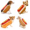 Štěně Hotdog Oblečení Oblečení pro mazlíčky Kreslené Udržování tepla Hamburger Zimní outfit