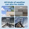 Metal RV Roof Antenna Mount, Compact & Precise Mounting Bracket for Outdoor Satellite Antenna on Camping Travel