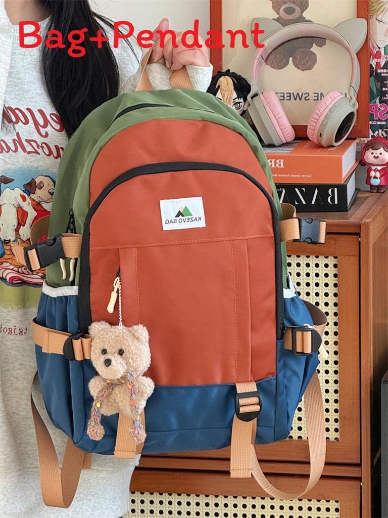 Casual Backpack For Students With Padded Shoulder Straps And Large Capacity For School Use