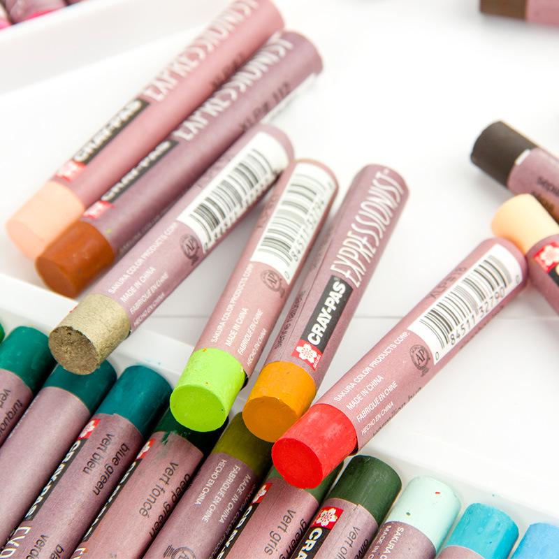 Sakura Cray-Pas Junior 36 Colors Oil Pastels for Children's Painting