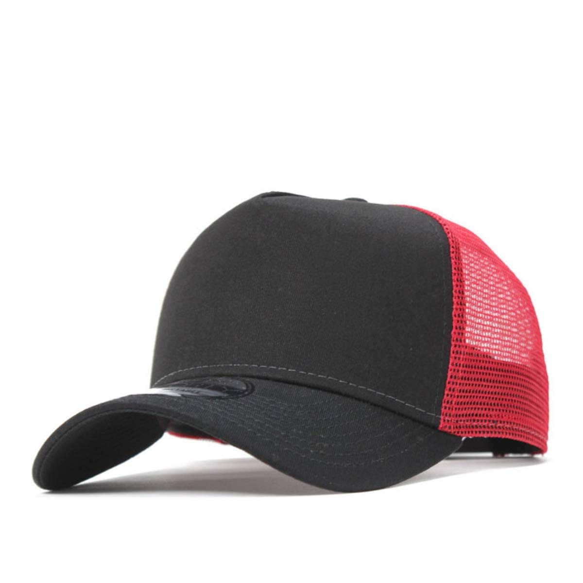 

New Era 9FORTY Mesh Cap, Black/Scarlet, Free Size (Adjustable)