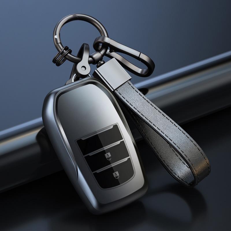 2 3 4 Buttons Tpu Car Key Case Cover For Toyota Land Cruiser 200 300 Fortuner Camry Prado Crown Tlk 200 Yaris Cross Hilux Innova