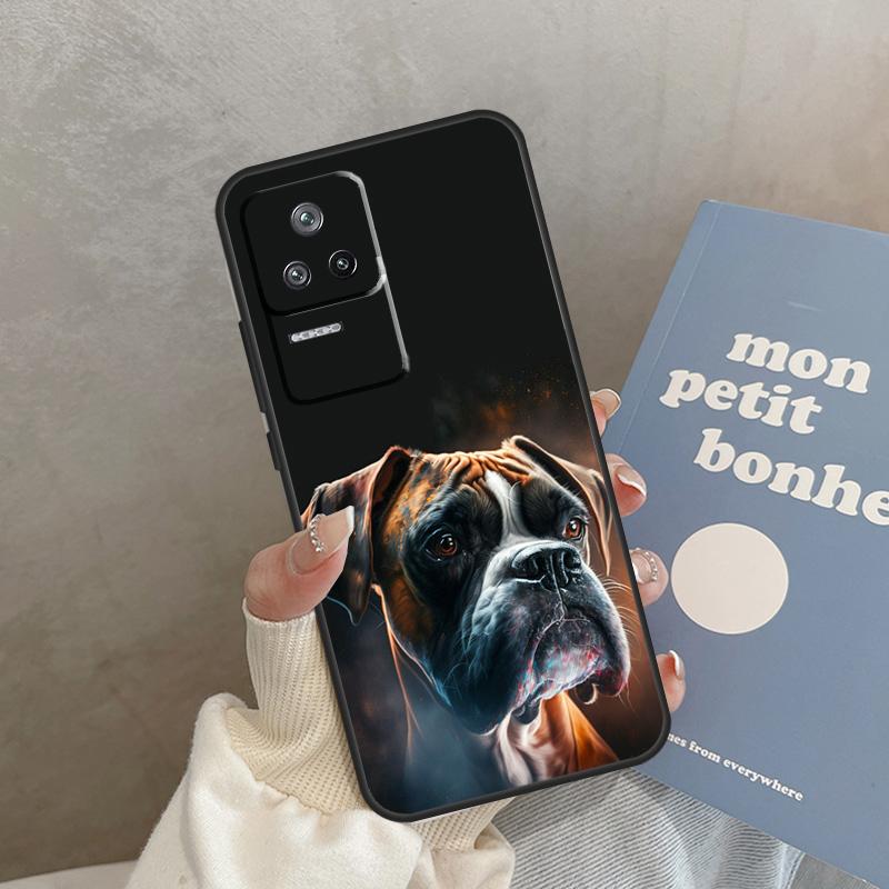 Boxer Dog Case For POCO F5 X5 Pro X3 F4 X4 GT F3 M4 C40 M5 Cover For Xiaomi 13 12 11 Lite 11T 12T Pro