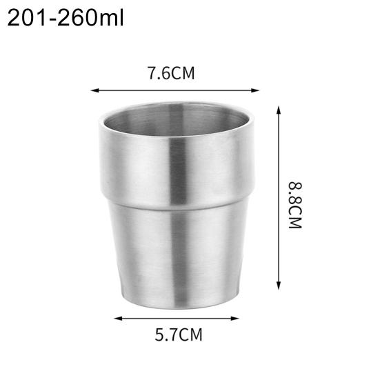 Double Wall Stainless Steel Coffee Wine Beer Tumbler Mugs Cups Bar Drinkware