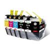 Set of 8 Ink Cartridges - Brother - LC3219XL - Compatible - High Capacity - Multi-color