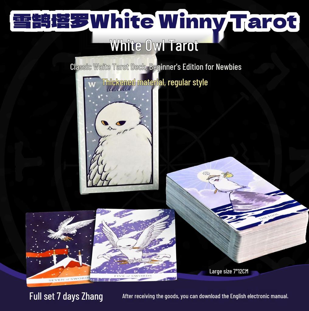 Waterproof Black PVC Tarot Cards - Colorful 78 Card Deck for Board Games