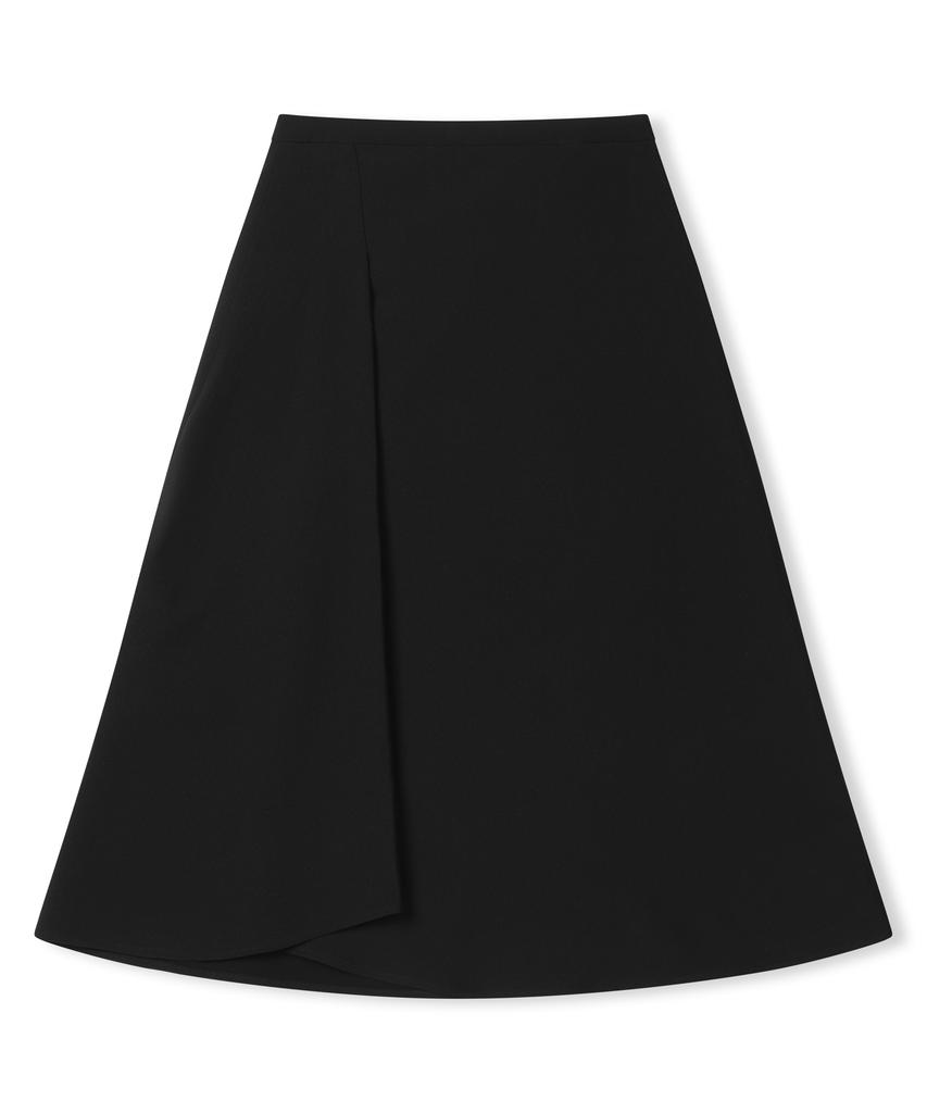 Jun By Jun K Layered Flare Skirt_Black