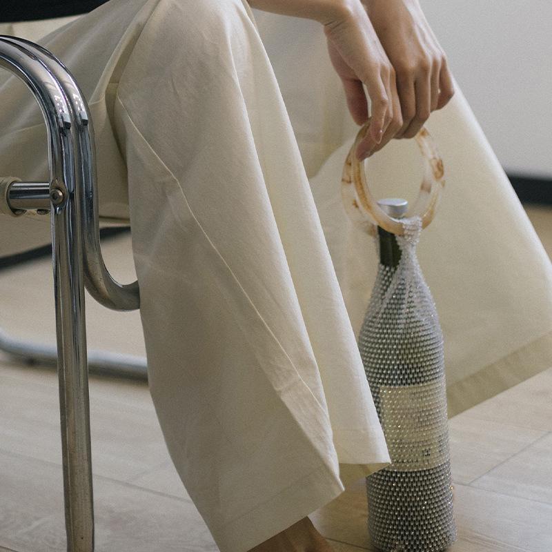 Handmade Luxury Insulated Red Wine Bag with Czech Diamond Design