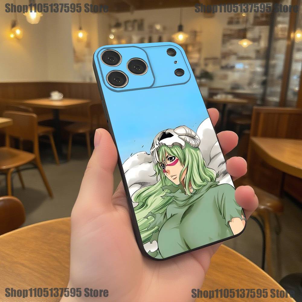 BleachS N-Nelliel-s Phone Case For iPhone 17,16,15,14,13,12,11,Pro,XS,Max,XR,Plus,E,SE4,Mini Black Soft Cover