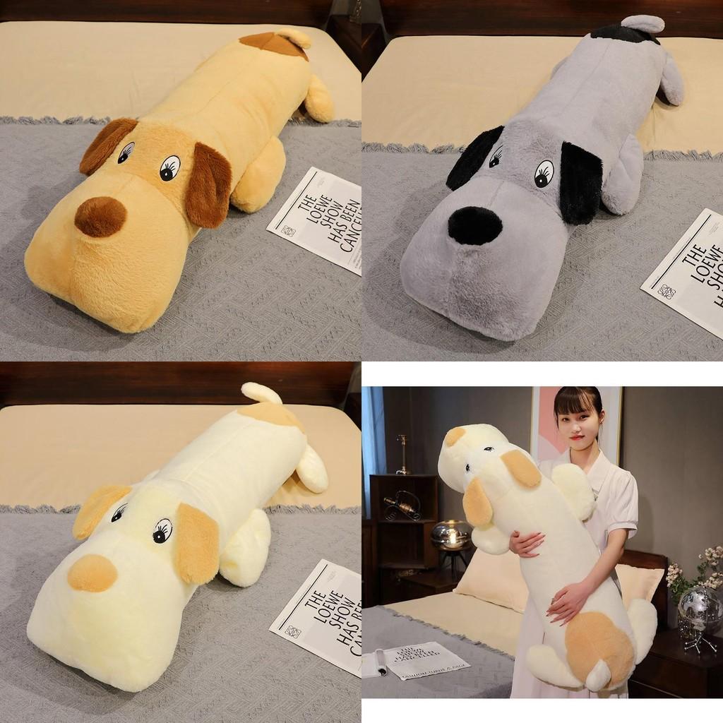 Dog Throw Long Pillow Stuffed Toy Bed Doll With Bedcloth Children Gift Birthday