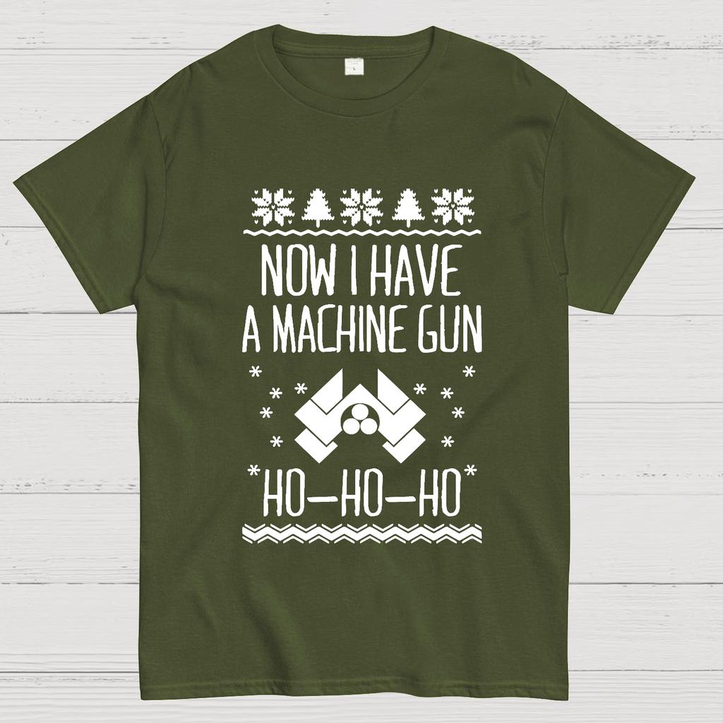 Now I Have a Machine Gun Ho-Ho-Ho Cotton Summer Casual Cool Loose T-Shirt