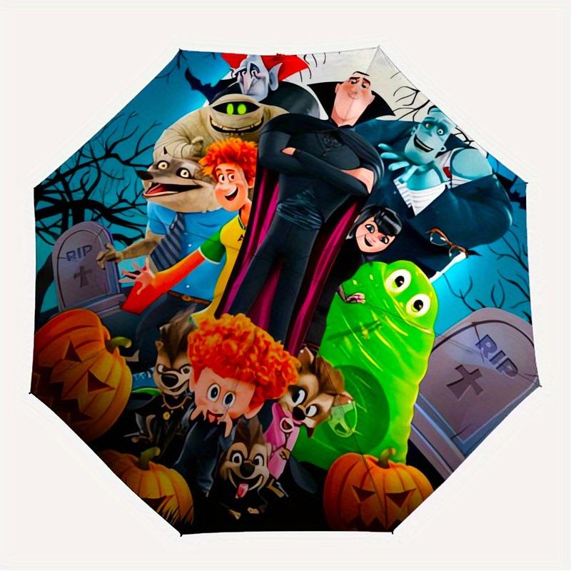 1pc Halloween, Monsters Themed High-quality Umbrella,Automatic Opening and Closing Umbrella,Multi-functional Umbrella G0811064