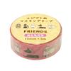 TOHKIN Egyptian Masking 1 15mm Wide X 5m Long Tape, "Friends," Pink, EGY-MT2, Roll,