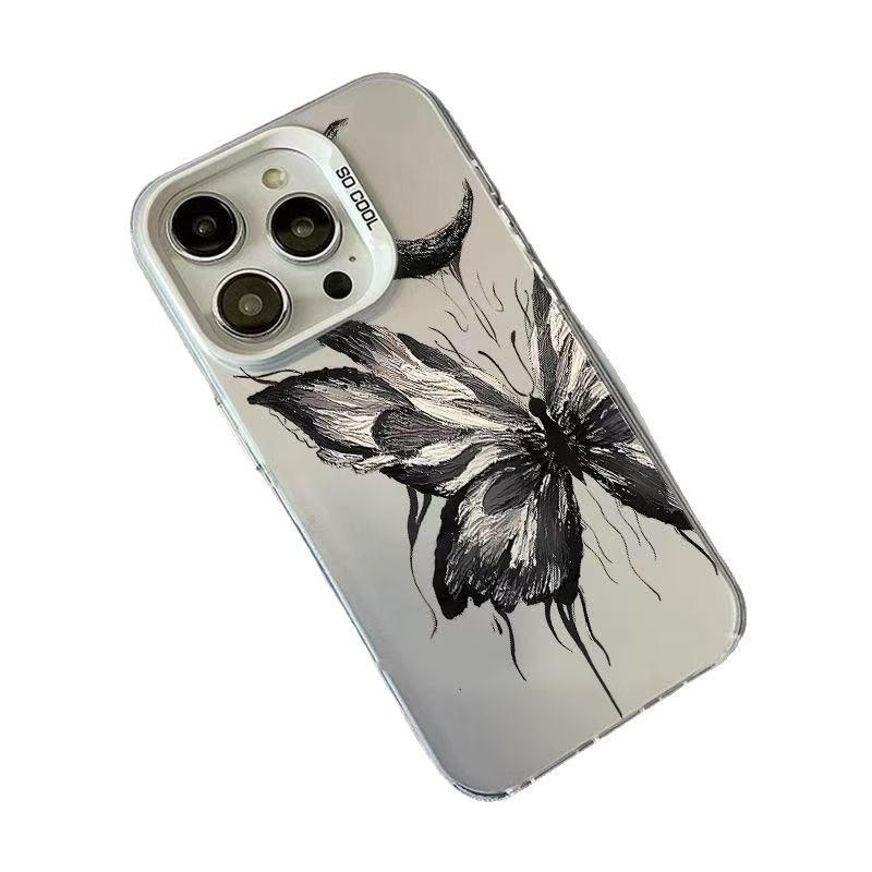 The New Moon Butterfly Is Suitable for Iphone17 Mobile Phone Case Apple 15promax/16 Anti-drop 13pro12/11x.