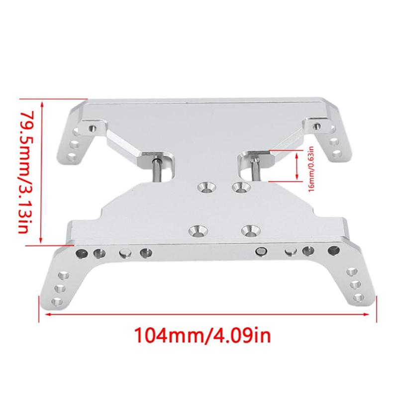 For 1/10 RC Crawler Car Carbon Fiber Chassis Skid Plate Transmission Plate Upgrade Part For Axial SCX10 Capra 1.9 UTB F9