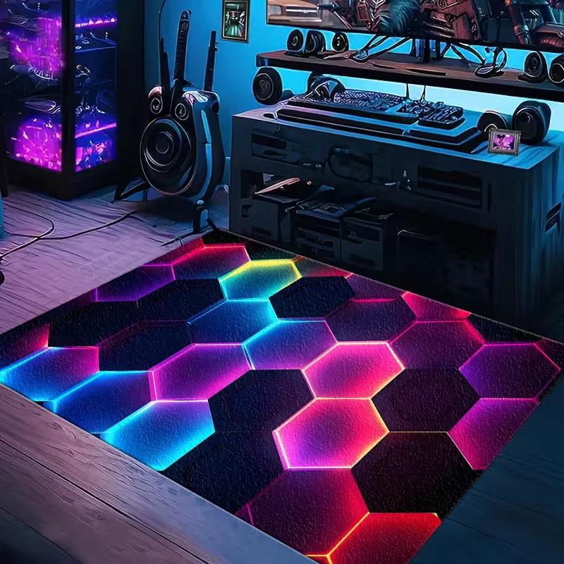 

Elastic Bottom Pad Pattern Lock Edge Bathroom Game Guest Room Bedroom Carpet Pad Bedroom and Living Room Sports Pad Indoor Pad 40X60cm