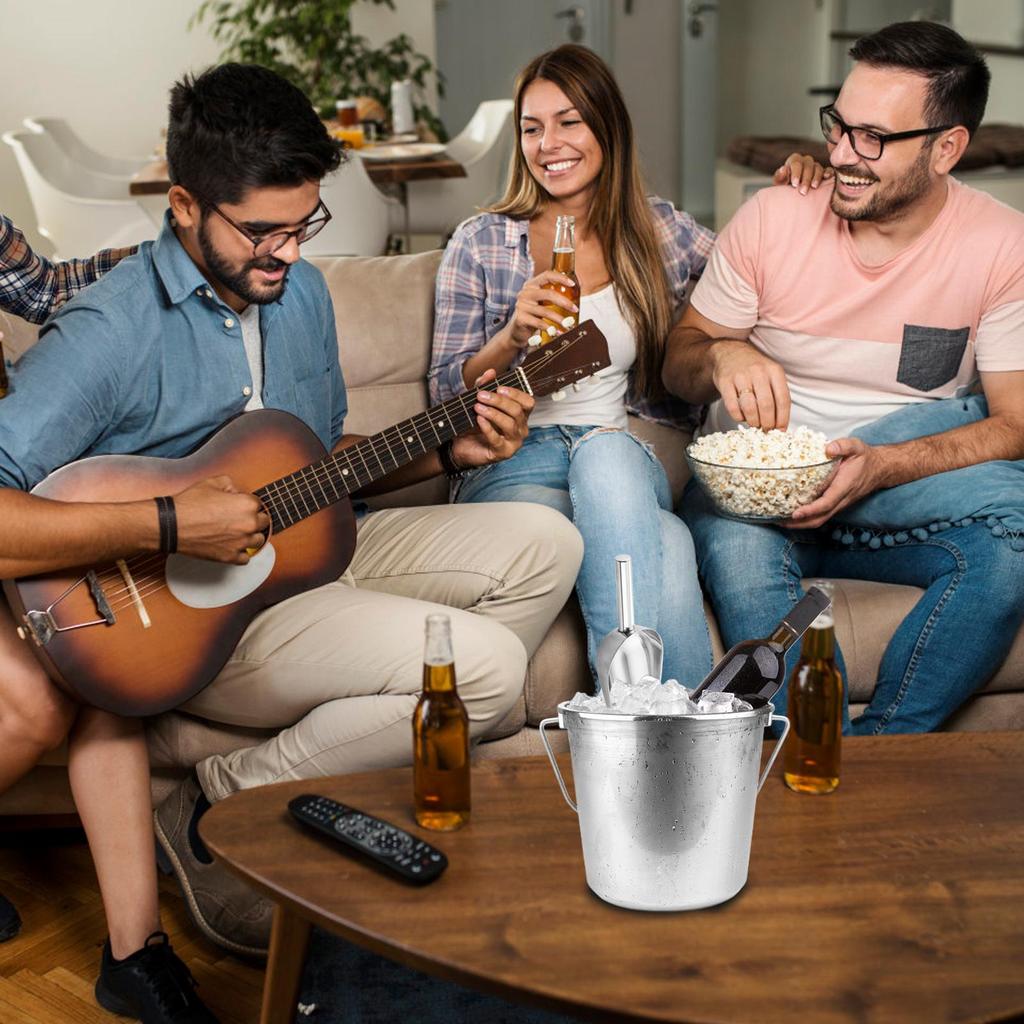 Stainless Steel Ice Shovel Multifunctional Ice Flour Sugar Scoop Stainless Steel Kitchen Ice Scooper Utility Scoop for Ice Maker