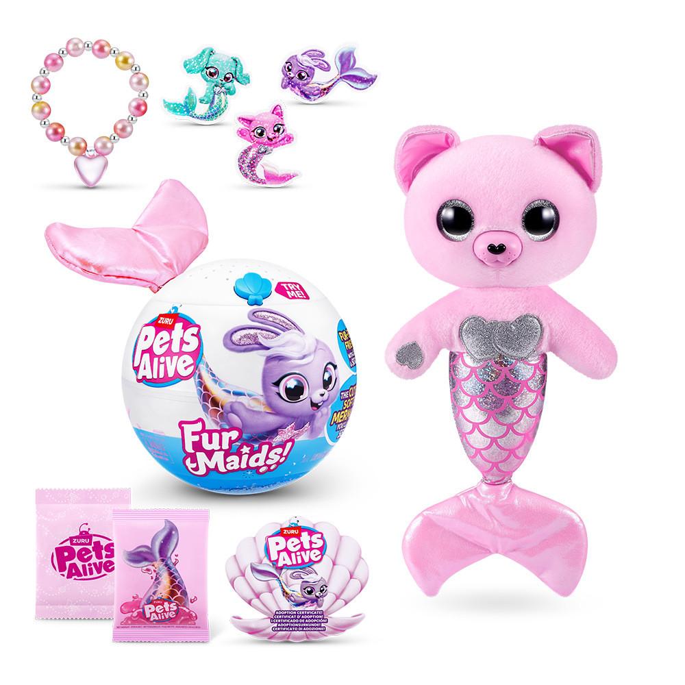 Pet Mermaid Plush Toy With Light And Sound For Kids