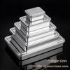 304 Stainless Steel Rectangular Food Tray with Lid