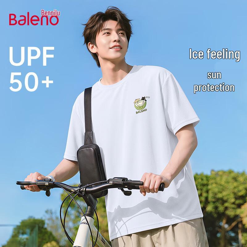 Baleno Men s Ice-Feel UPF50+ Sun Protection T-Shirt L