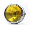 Motorcycle Headlight 5.75-inch Round Retro H2 Halogen 12V 35W 2250Lm Front Headlamp Light Modified Parts