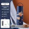 Compact Electric Kettle with Thermostat, 110V - Ideal for Travel, Office, and Insulated Heating.