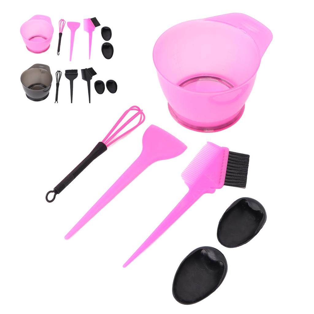 Hair Coloring Dyeing Kit Professional Salon Portable Ear  Dye Brush Mixing Bowl Tool Set