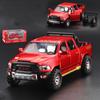 1/32 Toy Trucks for Boys RAM TRX 1500 Diecast Metal Pickup Truck Toys Pull Back Model Cars with Light and Sound for Kids Aged 3-7