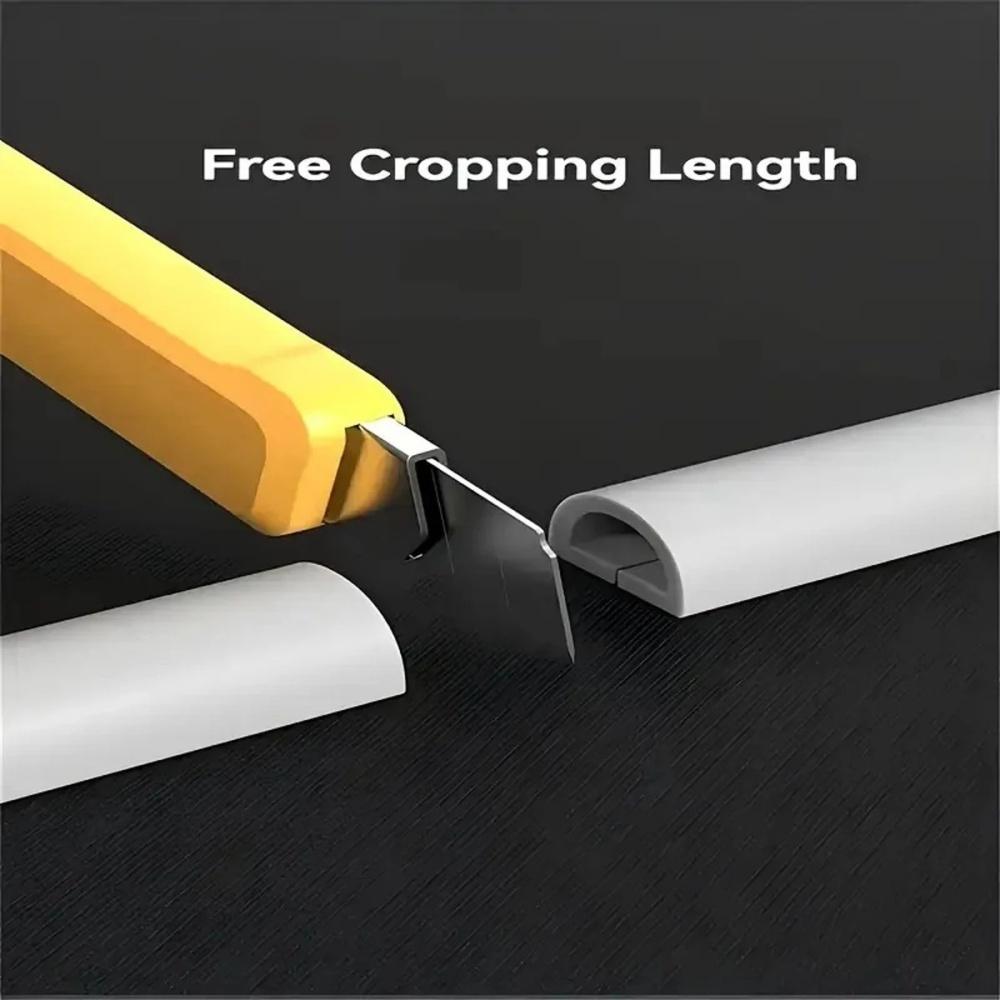 1pc 2mX1.5cm Self-adhesive Trunking Cable Management Versatile Cable Management Wear-resistant Design Cable Organizer