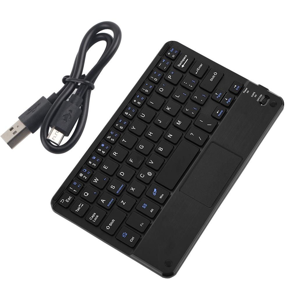 Professional UltraSlim Mini Wireless Bluetooth Keyboard with Touchpad Compact Ergonomic Responsive for Windows PC Android Tablet