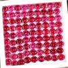 GIR CERTIFIED Round 6X6 mm Size AA+ Quality 50 PCS Natural Red Ruby Gemstone Lot