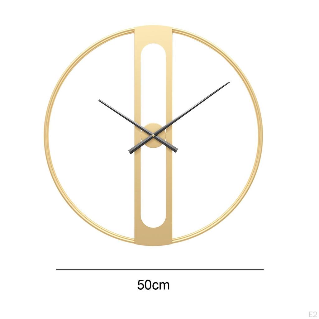 50cm Round Wall Clock for Indoor - Timepiece Dining Room And Office