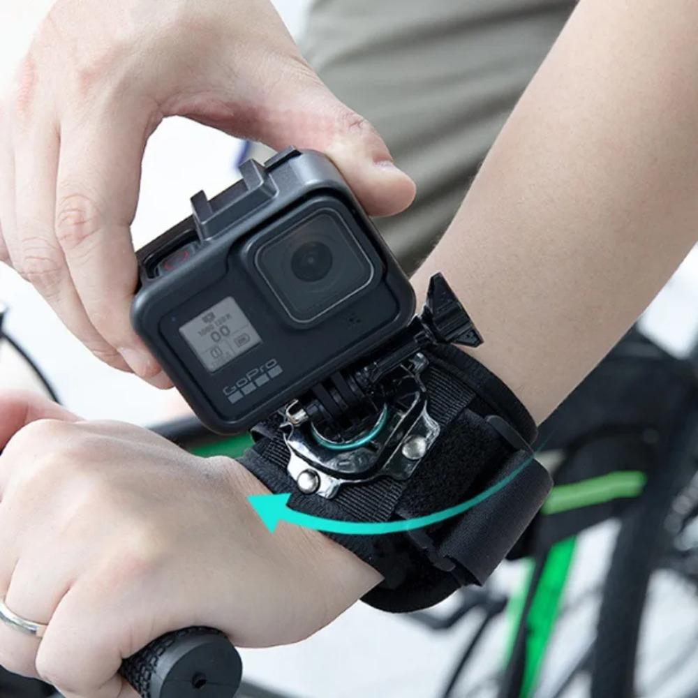 360 Degree Rotation Wrist Hand Strap Mount For GoPro 13 12 11 10 9 DJI Osmo Action 5 Pro 4 Adjustable Portable Camera Glove Shooting Accessories