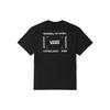 Vans Letter Round Neck Pullover Short Sleeve T-Shirt Unisex T-Shirt Black VN0A7PZPBLK